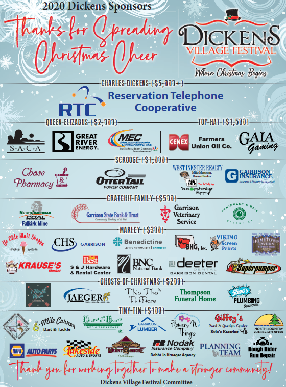 Dickens Festival Sponsors